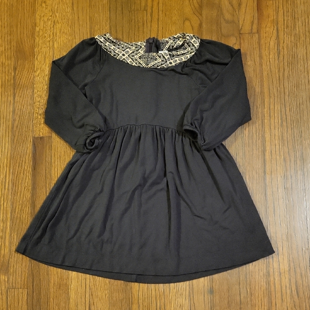 Kate Quinn Gray Casual dress with Print Collar
